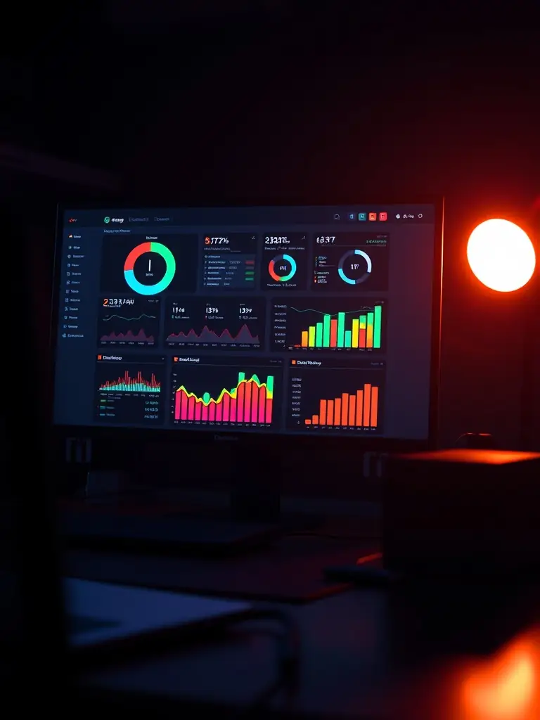 A dashboard interface displaying network traffic and user activity, highlighting the visibility and control offered by the ZeroTrust Wireless solution.